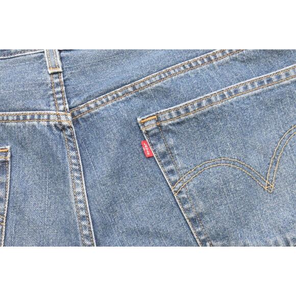 Levi's 550 Relaxed Fit Straight Blue Denim Jeans Rugged Mens Sz 42 x 32 - Picture 8 of 8